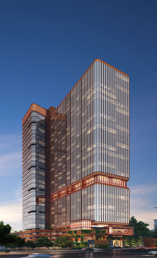 The Tangent — Grade A+ Commercial Tower at Juinagar